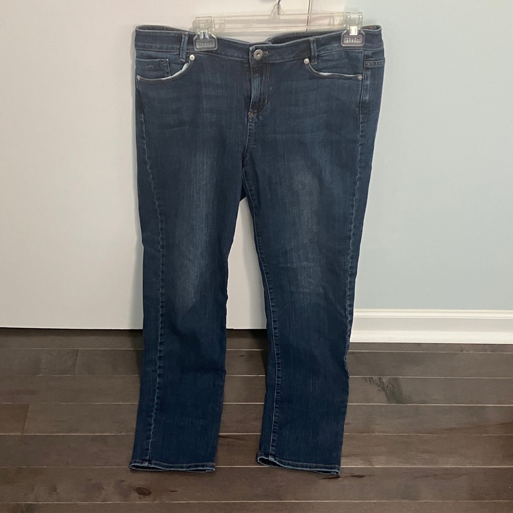 “J. Jill Denim Weekender Straight Leg Size 10 - Picture 2 of 7